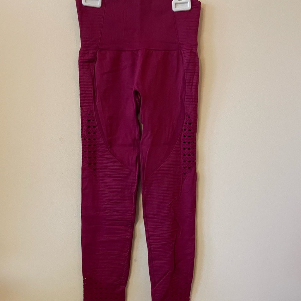 Athlete Body Apparel Berry Leggings with cutout